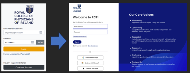Connect_new registration screens